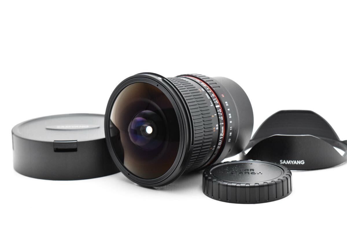 SAMYANG CANON 12mm F2.8 ED AS FISH-EYE EF-Mマウント サムヤン キヤノン レンズ