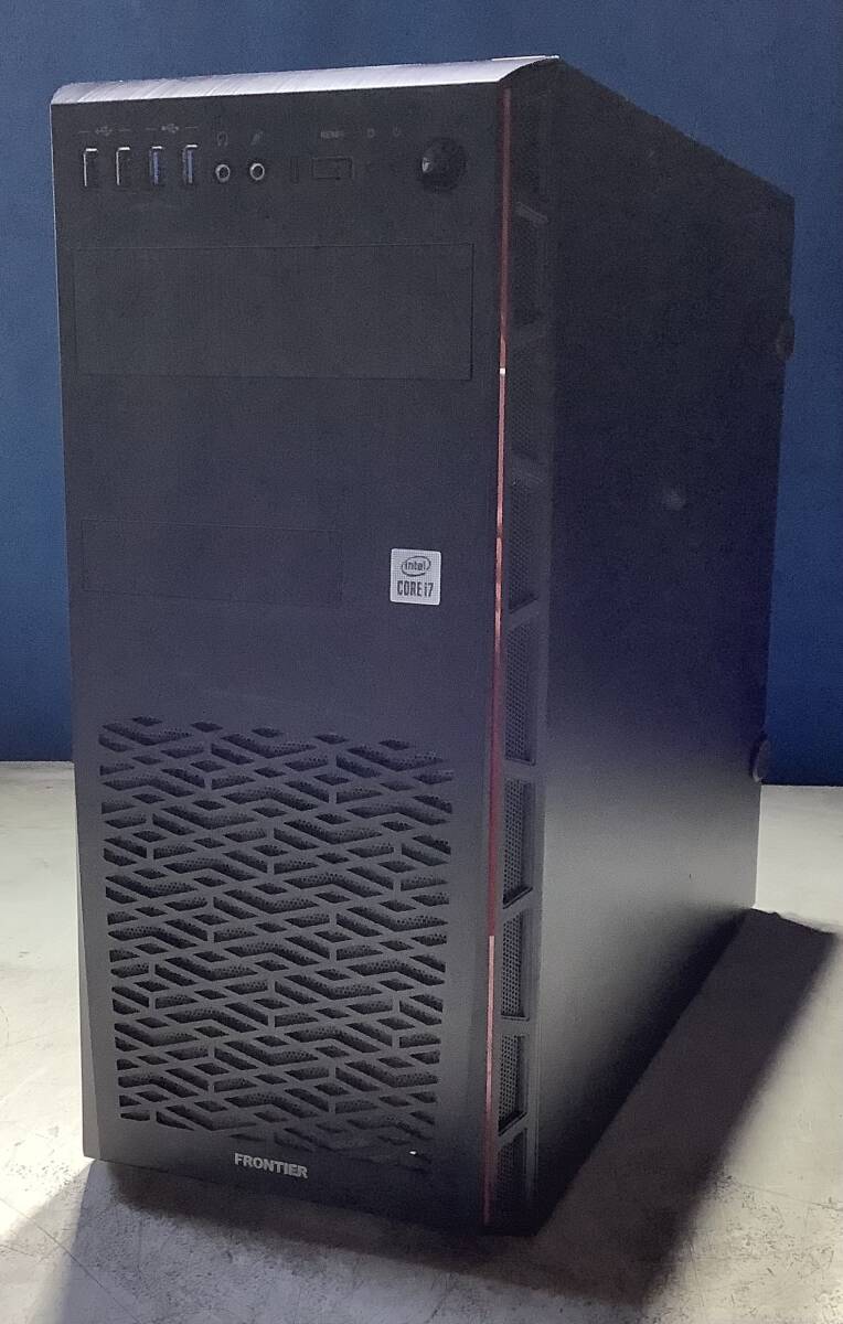 K71126312 FRONTIER 自作PC 1点 (元々 intel CORE i7 搭載、マザーボード H470 PHANTOM GAMING 4 搭載)【通電OK】080508