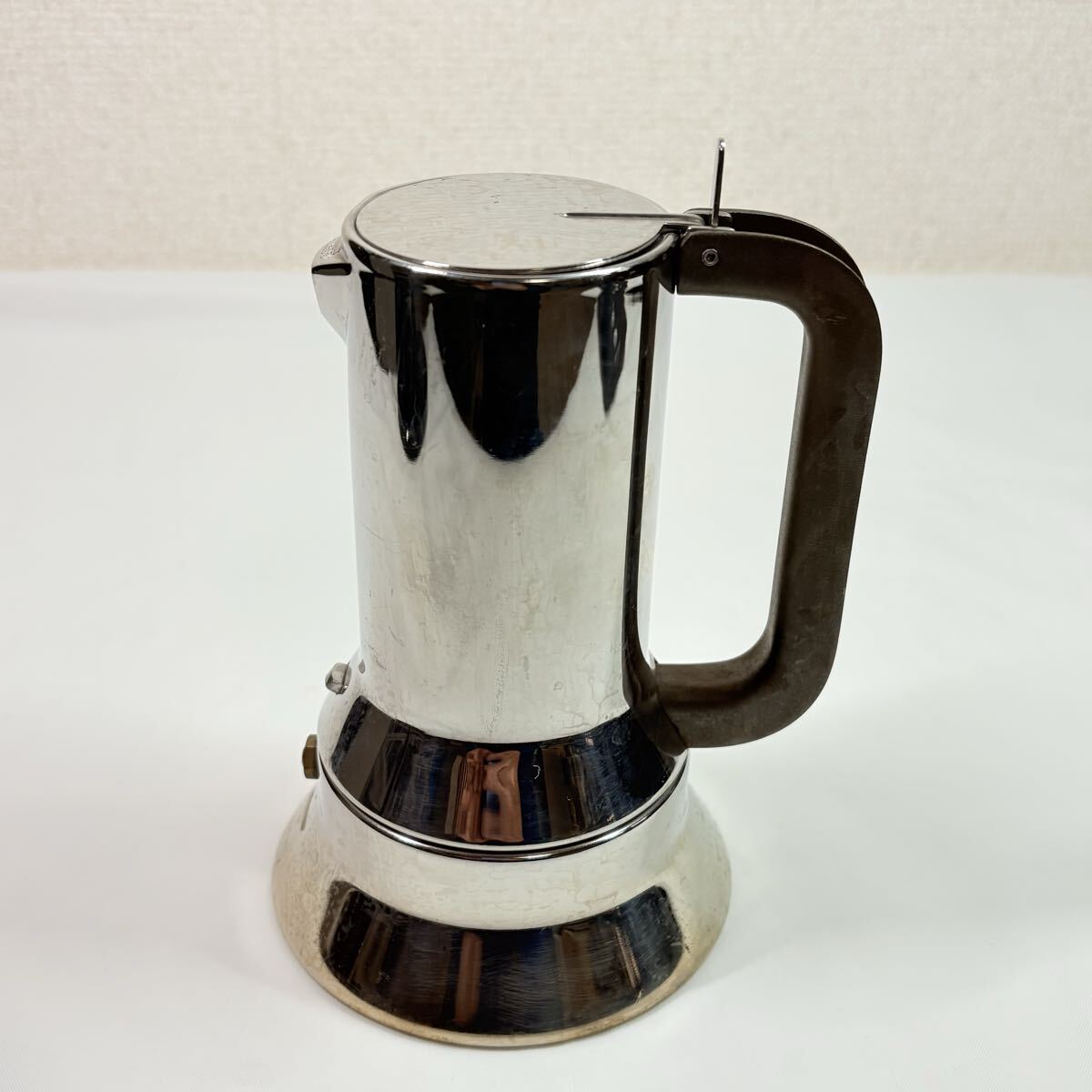 ALESSI アレッシィ　直火式 エスプレッソ コーヒーメーカー 18-10 高さ16cm イタリア製ヴィンテージ