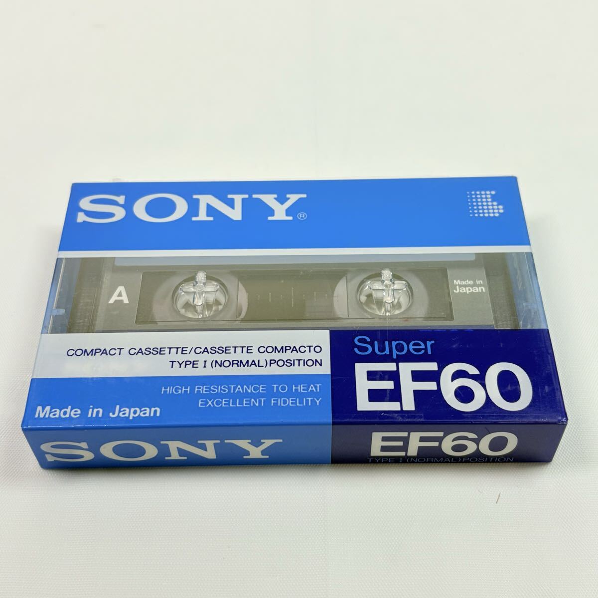 未開封品　SONY Super EF60 ソニー ノーマルテープ カセットテープ　記録媒体　レトロ