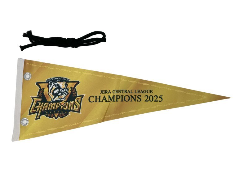 ★☆送料140円可 阪神タイガース 2025 JERA セ・リーグ優勝記念 優勝ロゴ ペナント 阪神百貨店 限定品 新品未開封品