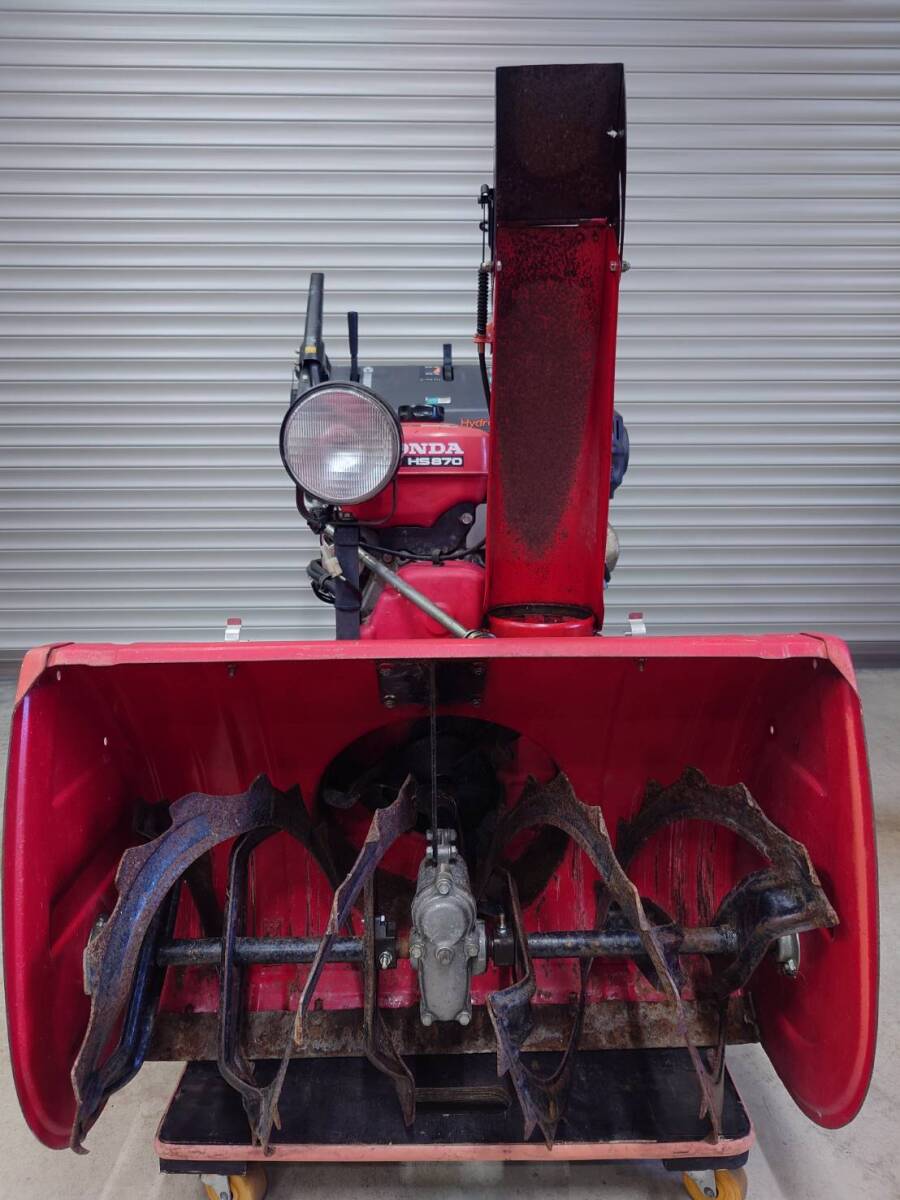 富山発　ホンダ除雪機　HS870　重整備済み　オーガガスダンパー式