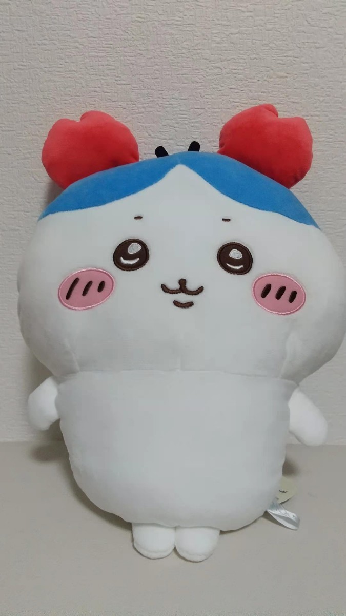 ちいかわ☆★カニカチューシャBIGぬいぐるみ　約40㎝　ハチワレ　新品