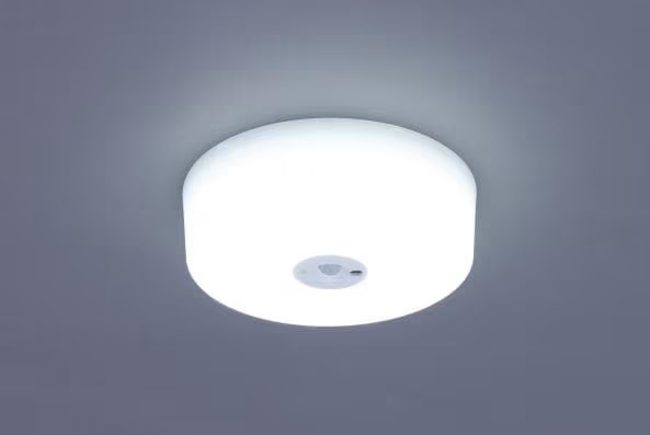 電球色 アイリスオーヤマ シーリングライト 小型 人感センサー付 500LM 廊下 玄関 倉庫 トイレ SCL5LMS-HL