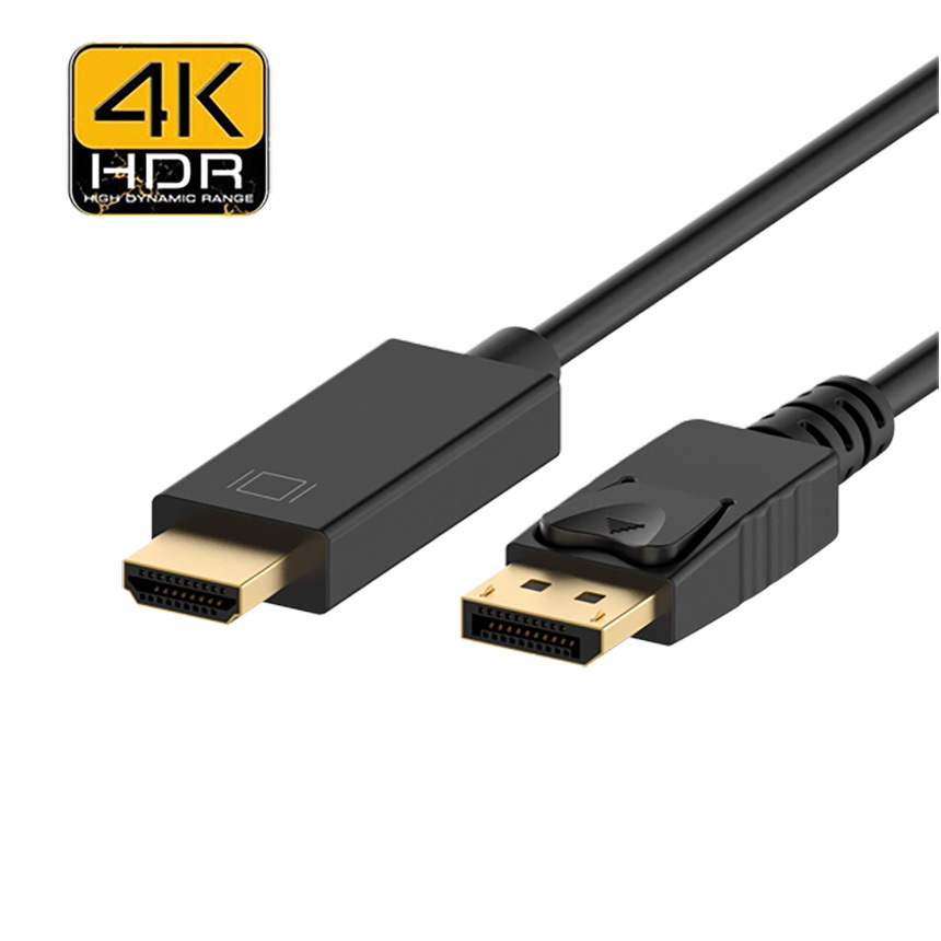 4K解像度対応 Display Port to HDMI 変換ケーブル 3m ディスプレイポートto HDMI アダプター DPケーブル