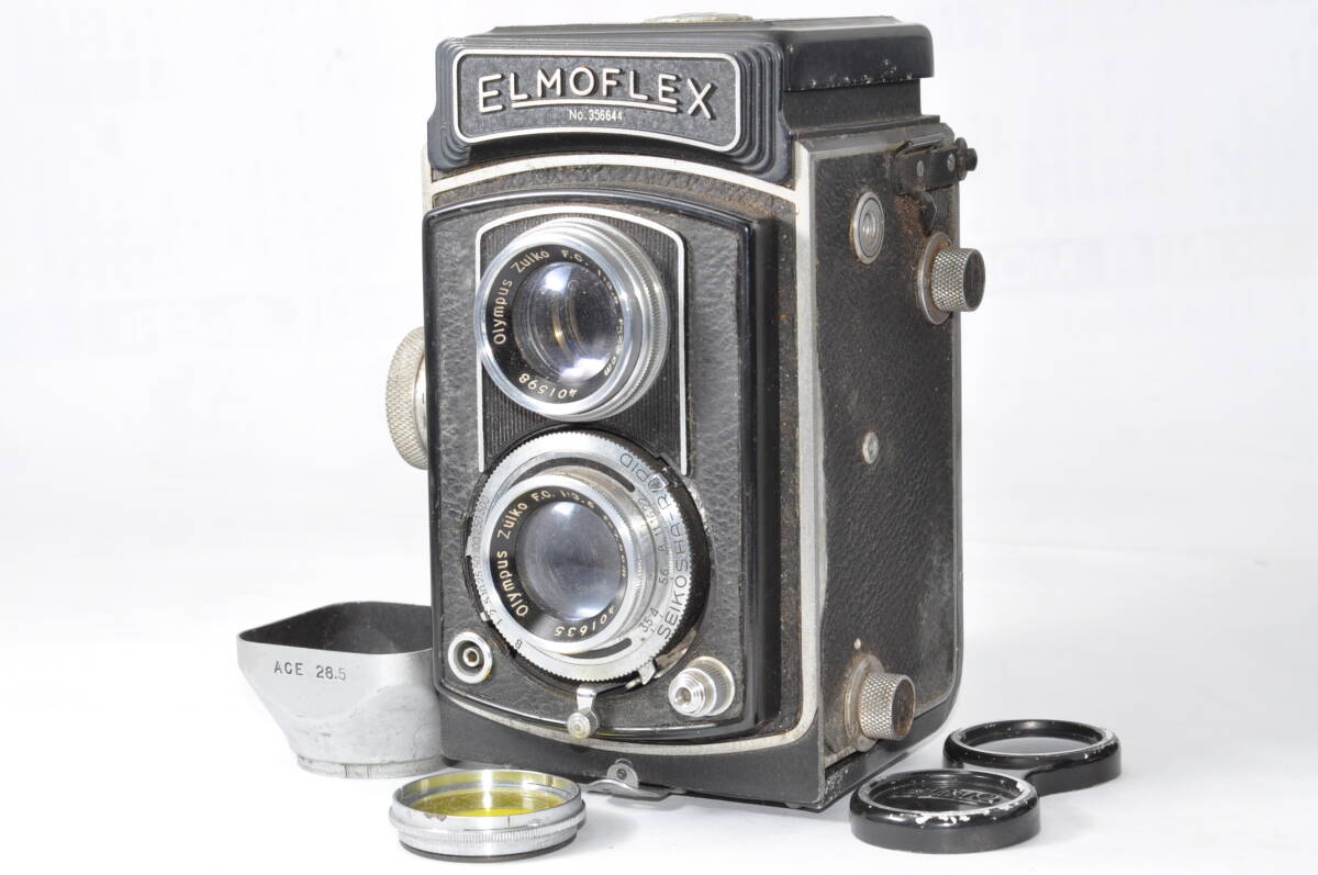 貴重ジャンク エルモフレックス ELMOFLEX 二眼レフカメラ ♯A7365