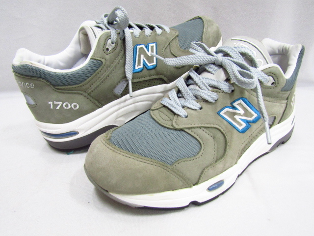 New Balance M1700JP Gray USA製 ニューバランス 26.5cm 中古品 ◆130920