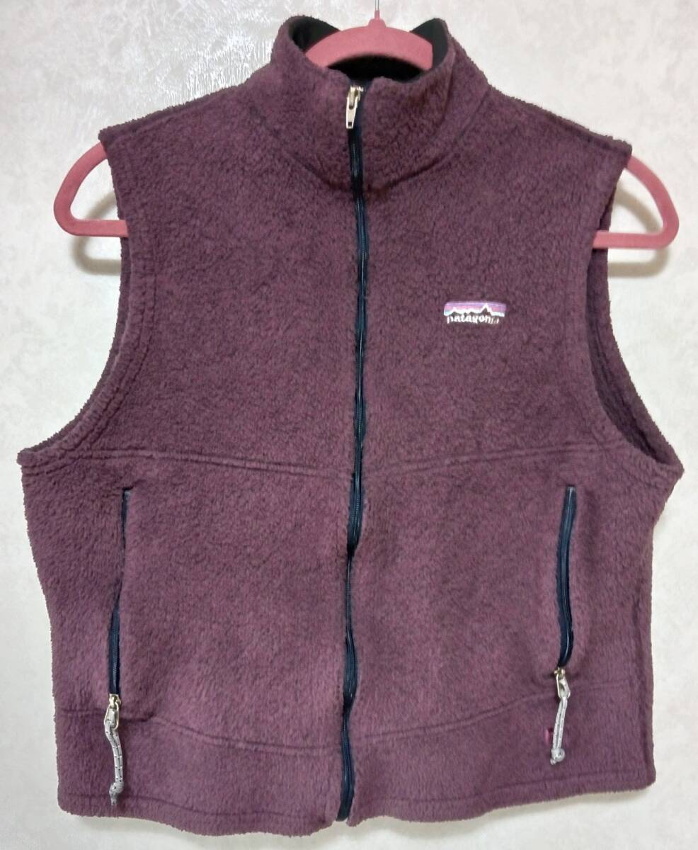 ♪ストレッチ タイプ♪ patagonia パタゴニア レディース R2 ベスト M 2001年製 キッズにも♪