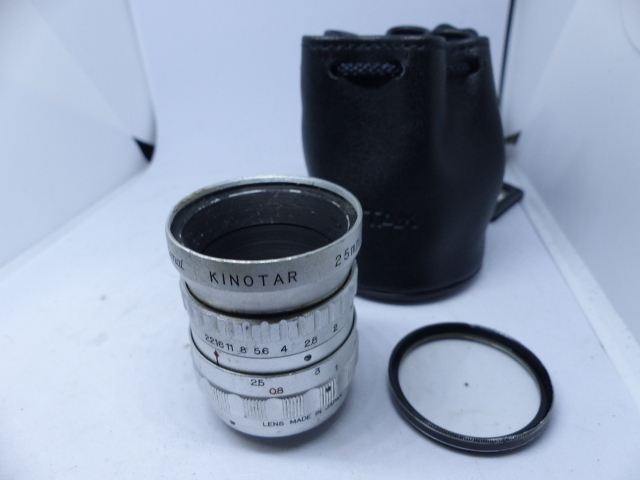 大口径 Cマウント KINOTAR IH 25㎜ F1.4 CONTAXケース付