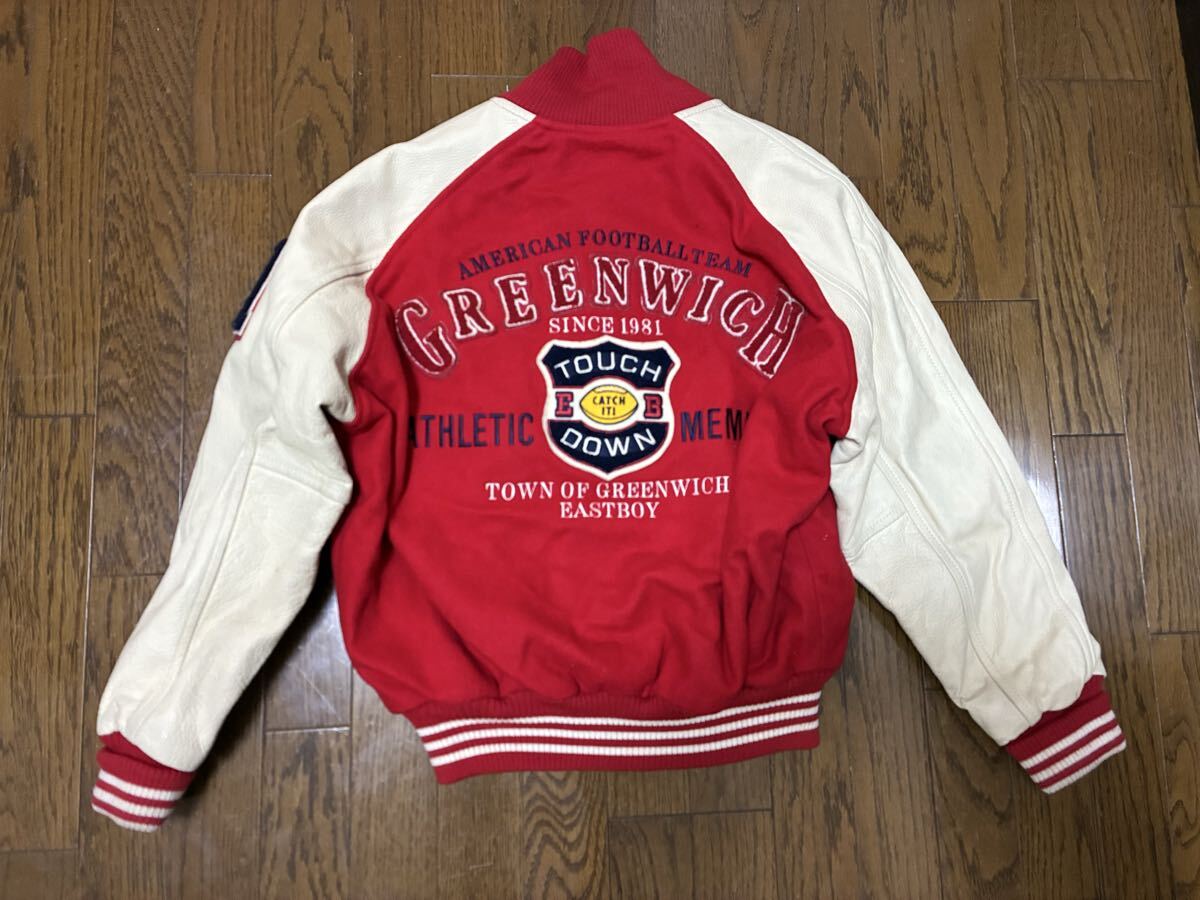 EAST BOY アメフトスタジャン 刺繍 90s 美品