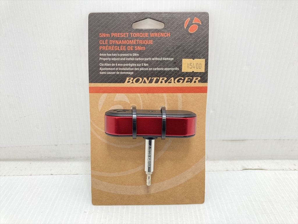 下松)BONTRAGER ボントレガー 5NM T25 PRESET TORQUE WRENCH プリセット トルクレンチ 未使用品 ◆★B251120R08B NM20A