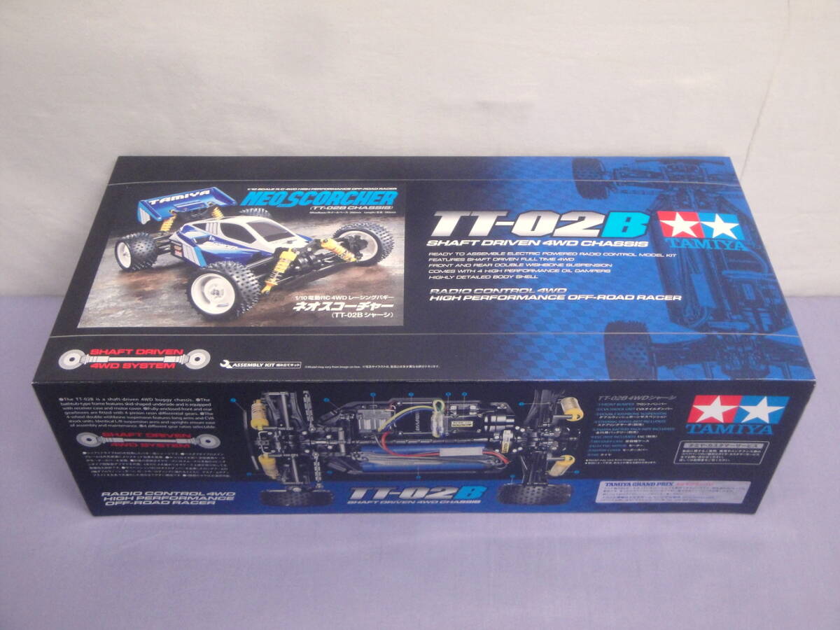 カメ)【未開封品】タミヤ TAMIYA 1/10 RC ラジコン ネオ スコーチャー TT-02B シャーシ NEO SCORCHER ◆U2511029 NM20B