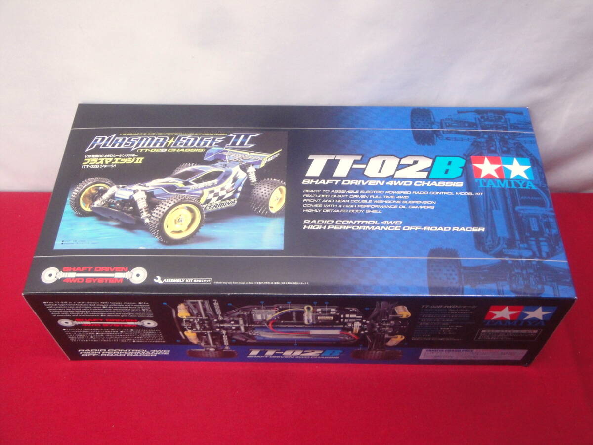 カメ)【未開封品】タミヤ TAMIYA 1/10 RC ラジコン プラズマ エッジⅡ TT-02B シャーシ PLASMA EDGE ◆U2511037 NM22B