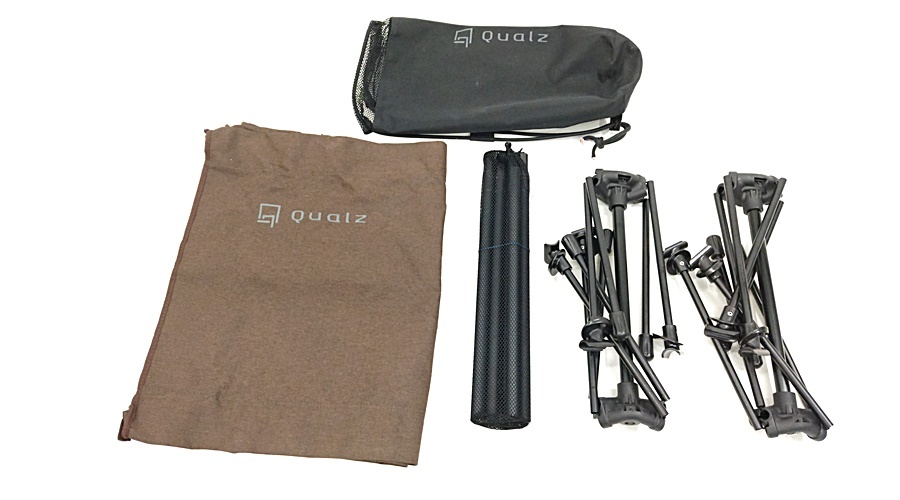 下松)Qualz クオルツ 2WAY ライトビームコット 折りたたみ ベッド アウトドア　キャンプ ▲★J251122N02A NM22B