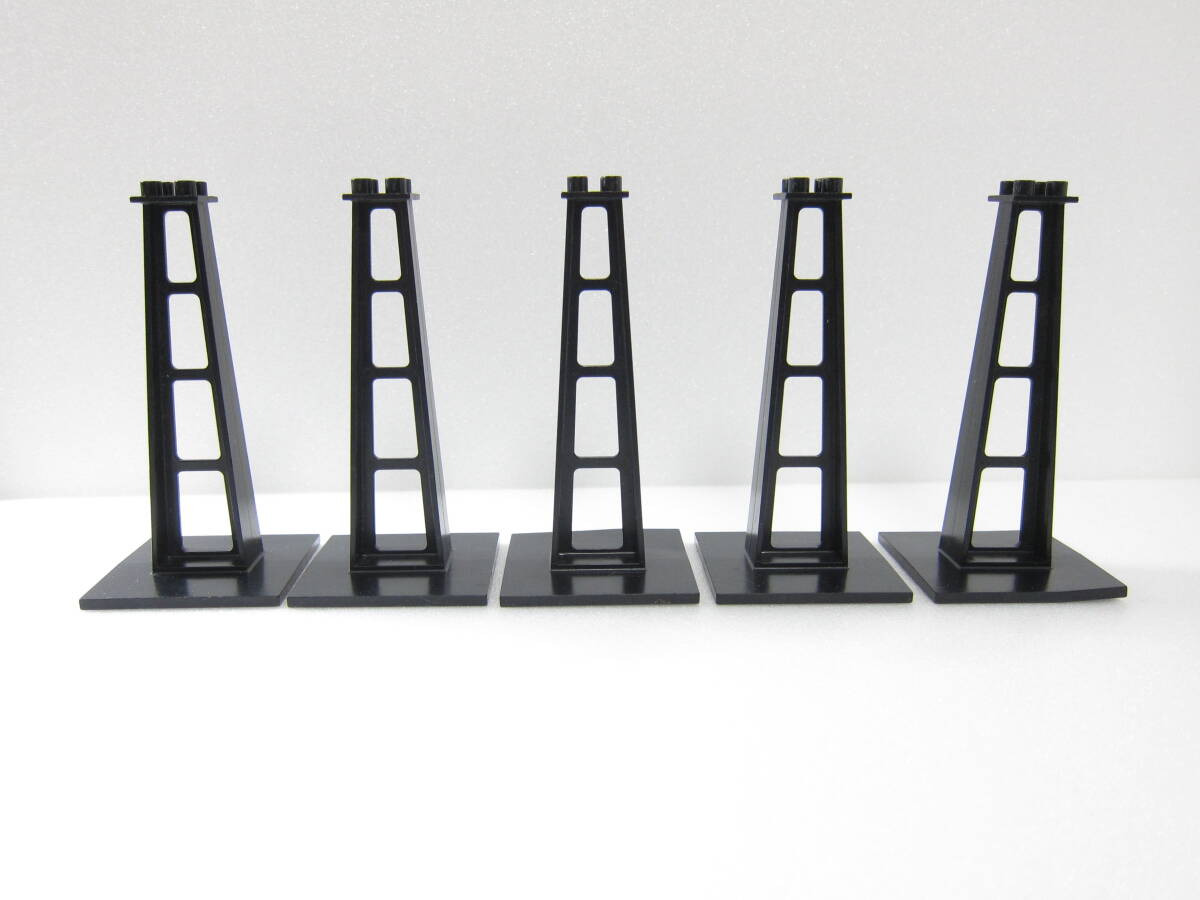 【パーツ-470】LEGO モノレール等 支柱（大）6×6×10 サポート① 5点セット ◇街/6399/モノレール◇トレイン◇宇宙◇#2681◇レゴ