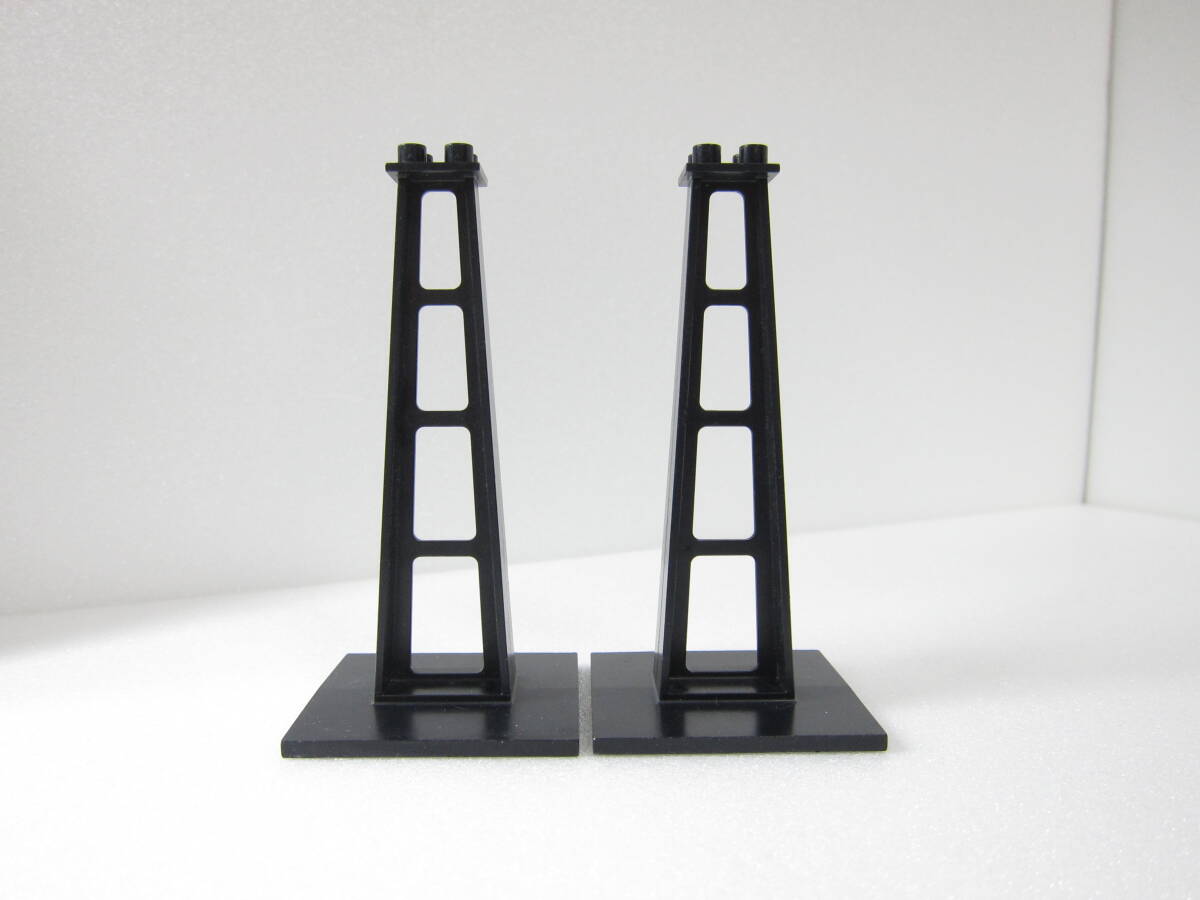 【パーツ-471】LEGO モノレール等 支柱（大）6×6×10 サポート② 2点セット ◇街/6399/モノレール◇トレイン◇宇宙◇#2681◇レゴ