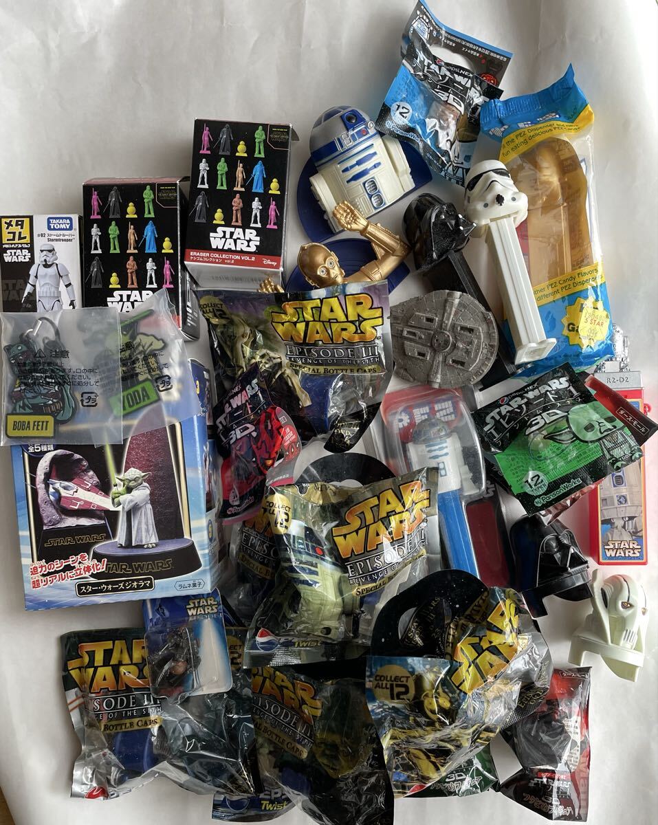 再々値下げ！未使用★スターウォーズ　細かいもの色々！　サイズ60の箱にミチミチに入れます★ スターウォーズ STAR WARS グッズ