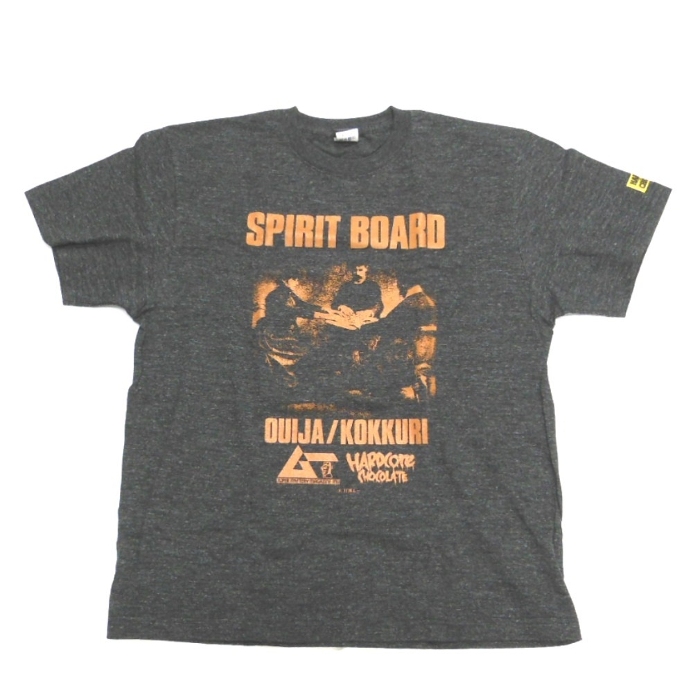 NA49753 ハードコアチョコレート 半袖Ｔシャツ SPIRIT BOARD OUIJA/KOKKURI グレー系 #L メンズ HARDCORE CHOCOLATE 中古