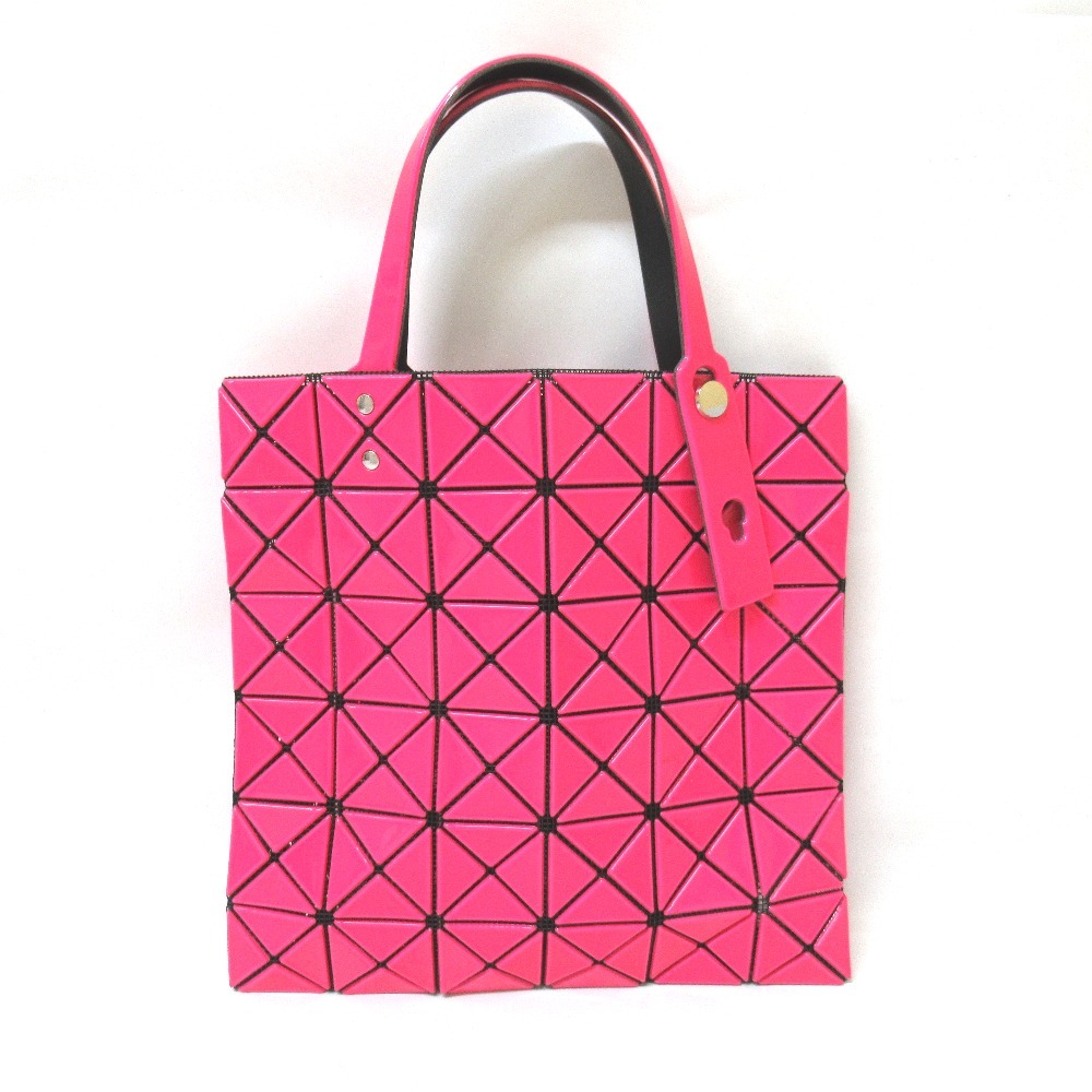 Tj284441 バオバオ イッセイミヤケ　BAOBAO ISSEY MIYAKE　 ルーセント　ミニハンドバッグ 　ピンク　BBOO-AG906　中古
