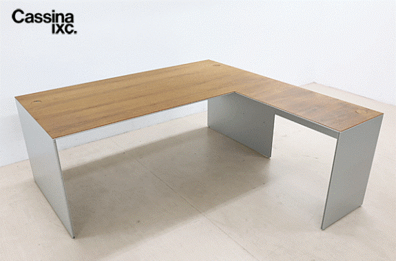 【愛知近郊・配送可】参考価格719,400円 カッシーナ・イクスシー エアーフレーム エグゼクティブデスク デスク大のみ 幅180cm×高さ71cm 
