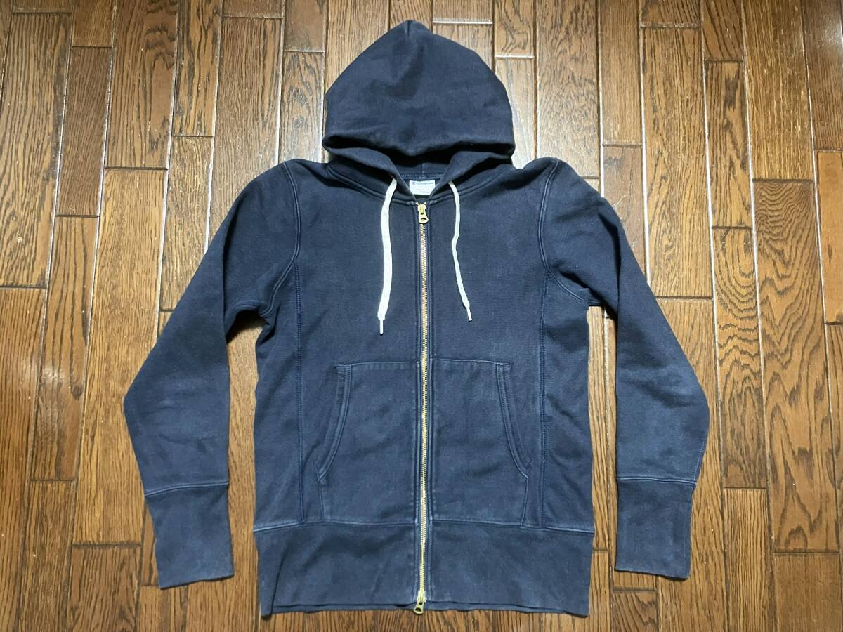 チャンピオン リバースウィーブ スウェット パーカー Champion Reverseweave Parka フルジップ M ネイビー 紺 ジッパー