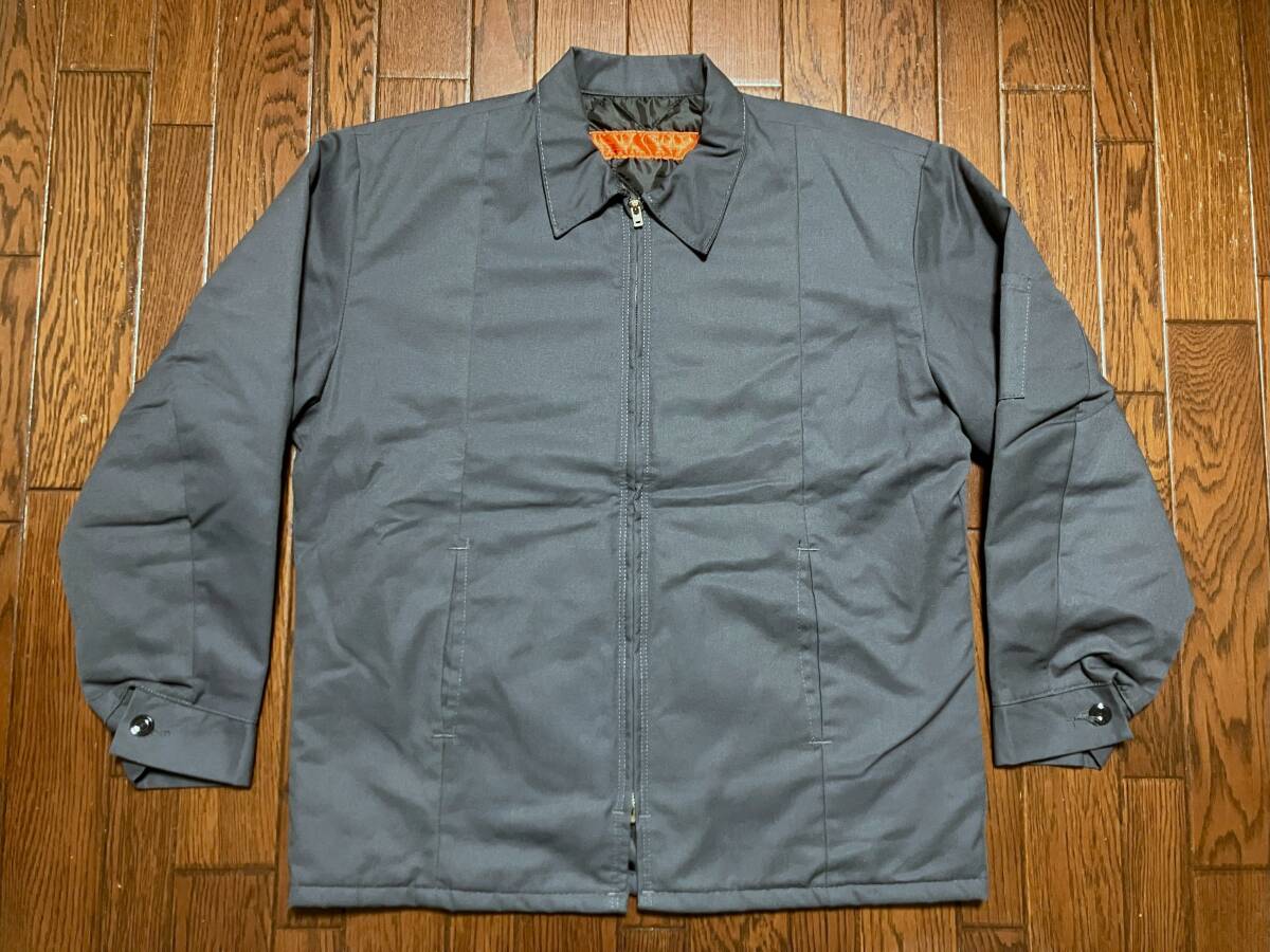 REDKAP レッドキャップ ワーク ジャケット Ｌ チャコールグレー 中綿入りキルティング メキシコ製