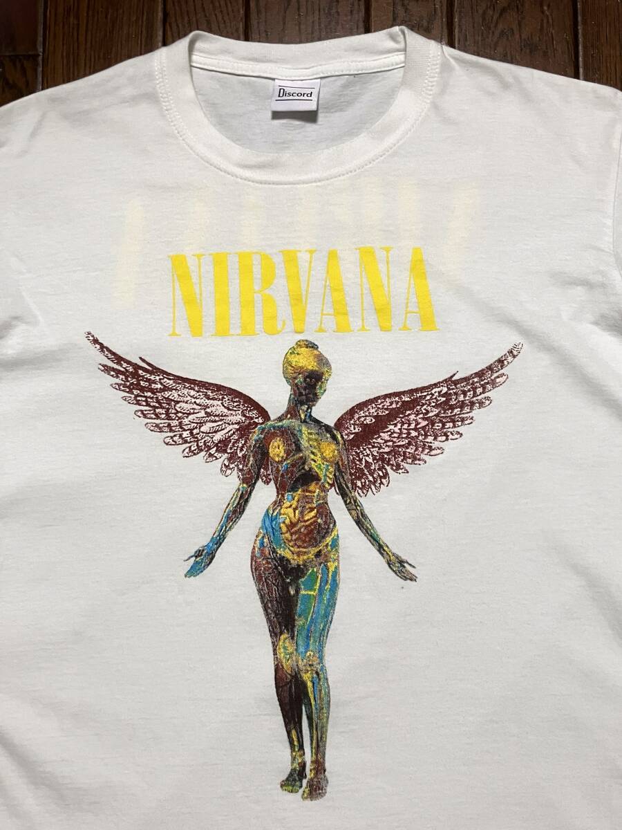 NIRVANA ニルヴァーナ In Utero インユーテロ 長袖 Tシャツ ロンT 袖プリ カート・コバーン グランジ ロック バンド