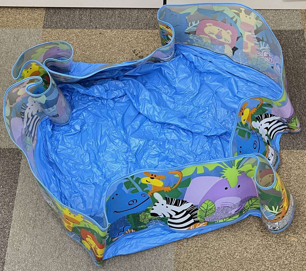 i3997HI インテックス INTEX ハッピーアニマル スナップセットプール 122cm クリアビュー 約122×25cm 子供用 水遊び 家庭用 動作未確認