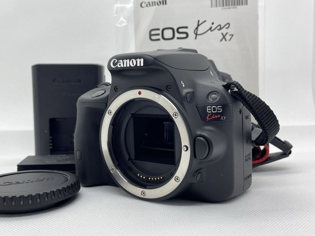 【AB 美品/SC5452回】Canon EOS Kiss X7 キヤノン デジタル一眼レフカメラ ボディCR95