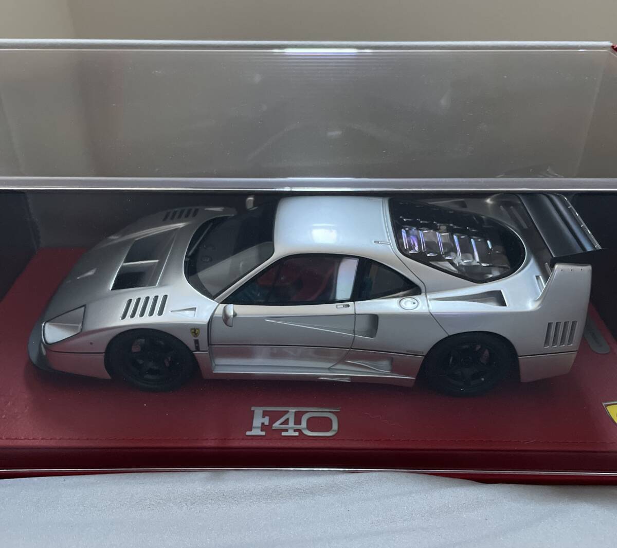 絶版希少モデル！ BBR 1/18 FERRARI F40 LM 1989 Argento Nurburgring Limited 24pcs ケース付き新品保管品