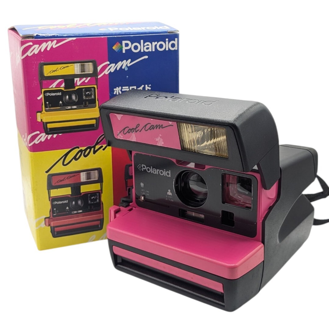 動作未確認 ポラロイド クールカム ピンク Polaroid Cool Cam 外観美品 箱付き