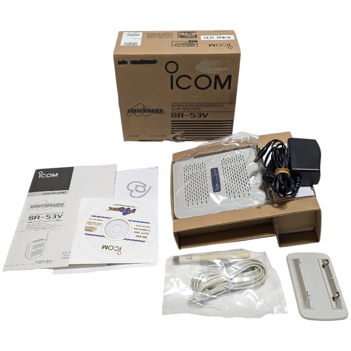 iCOM SR-53V 通電のみ確認 WAVEMASTER ワイヤレスブロードバンド ルーター ジャンク