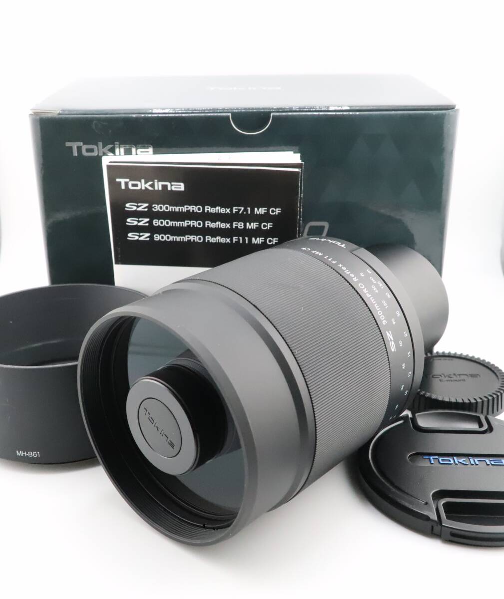 ★美品★トキナー TOKINA SZ 900mm PRO REFLEX F11 MF CF SONY ソニーEマウント用 元箱説明書付★　W1128＃3780