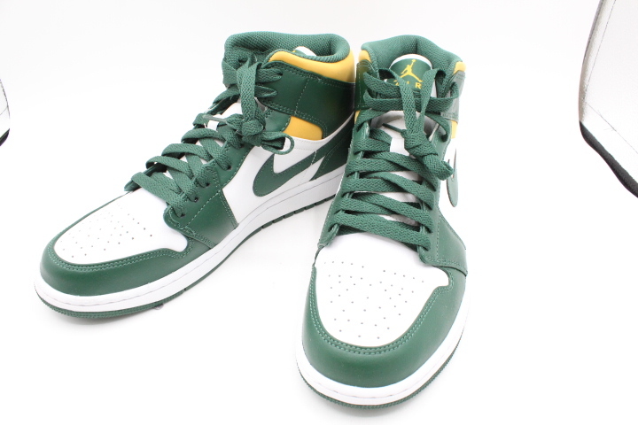 NIKE ナイキ Air Jordan 1 グリーン×ホワイトモデル エア ジョーダン 27cm