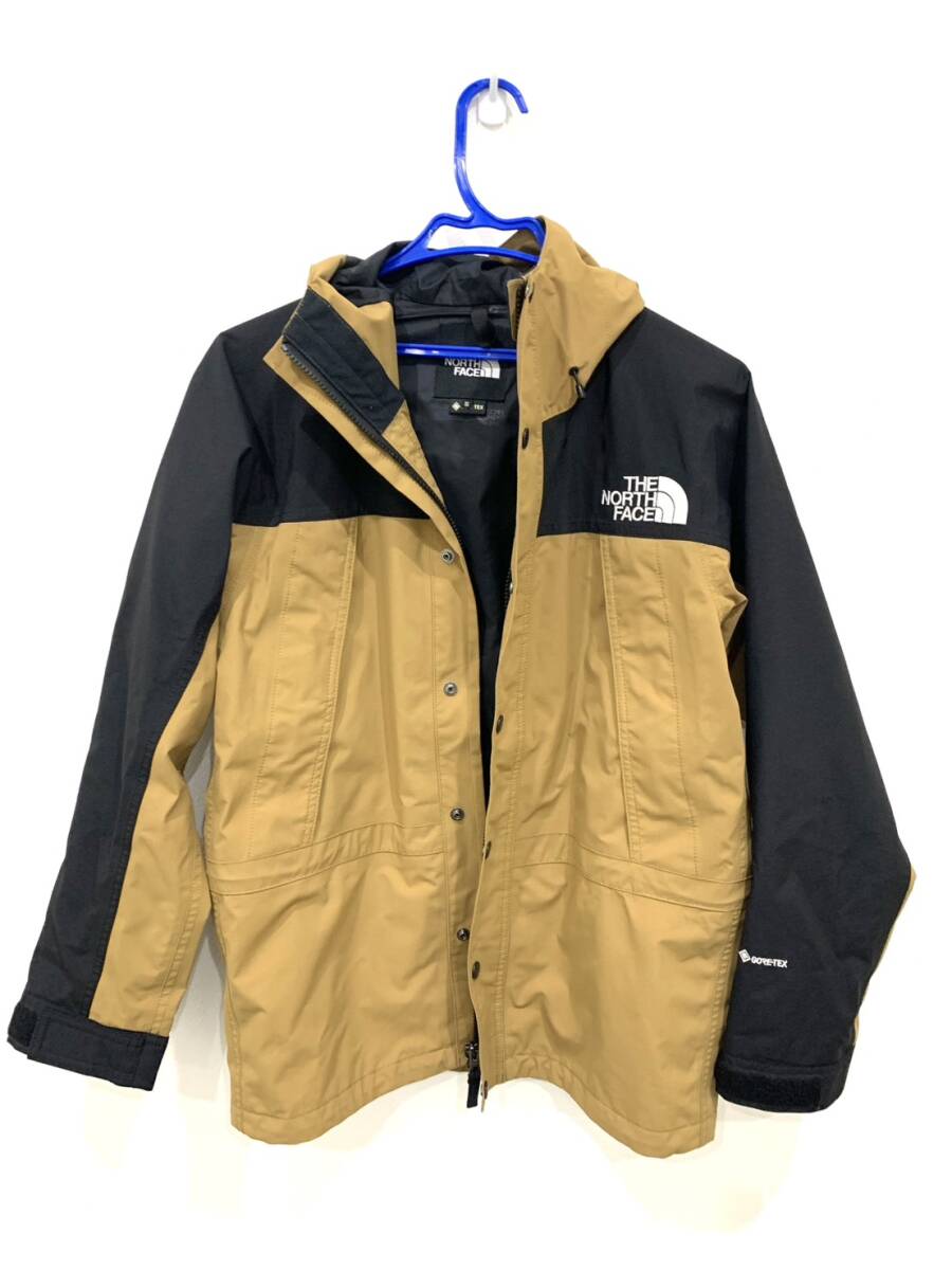 【美品】THE NORTH FACE ノースフェイス NP11834 GORE-TEX Mountain Light JKT マウンテンライトジャケット ブリティッシュカーキ S