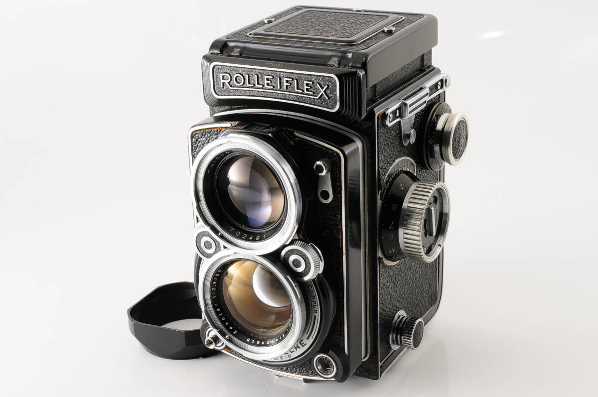 【美品 保障付 動作確認済】Rolleiflex ローライフレックス TLR Film Camera + Xenotar 80mm f/2.8 Lens 二眼レフ フィルムカメラ # V1135