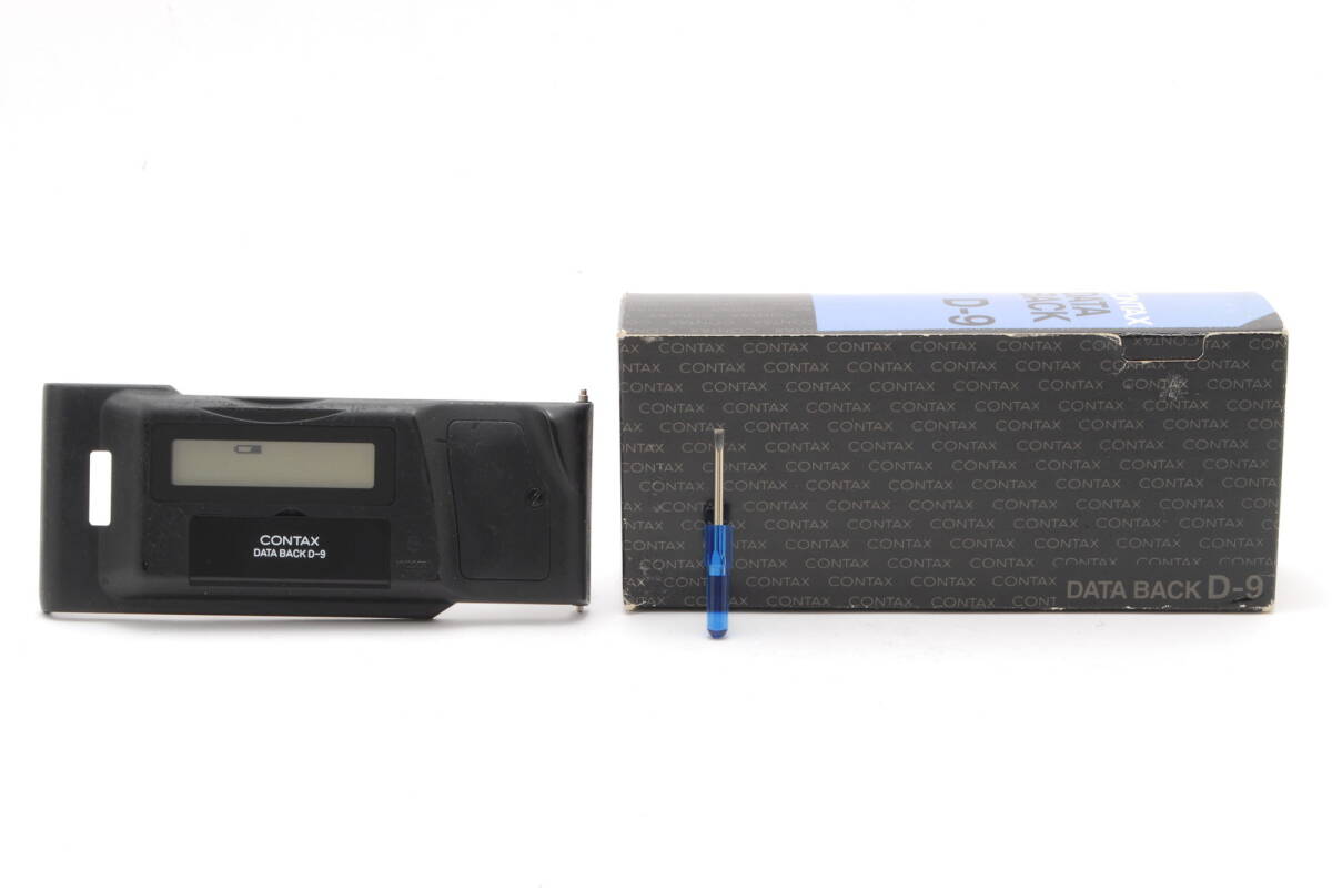 【美品 保障付 動作確認済】Contax コンタックス　D-9 Data back for Aria データバック アリア フィルムカメラ用 #V1311