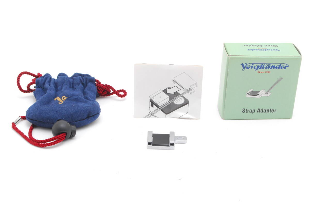 【未使用 保障付 動作確認済】Voigtlander Strap Adapter フォクトレンダー ストラップ アダプタ For VC Leica Meter View Finder #V1313