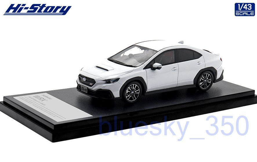 スバル WRX S4 STI Sport R　白 1/43 ハイストーリー 新品 送料無料 HS479WH