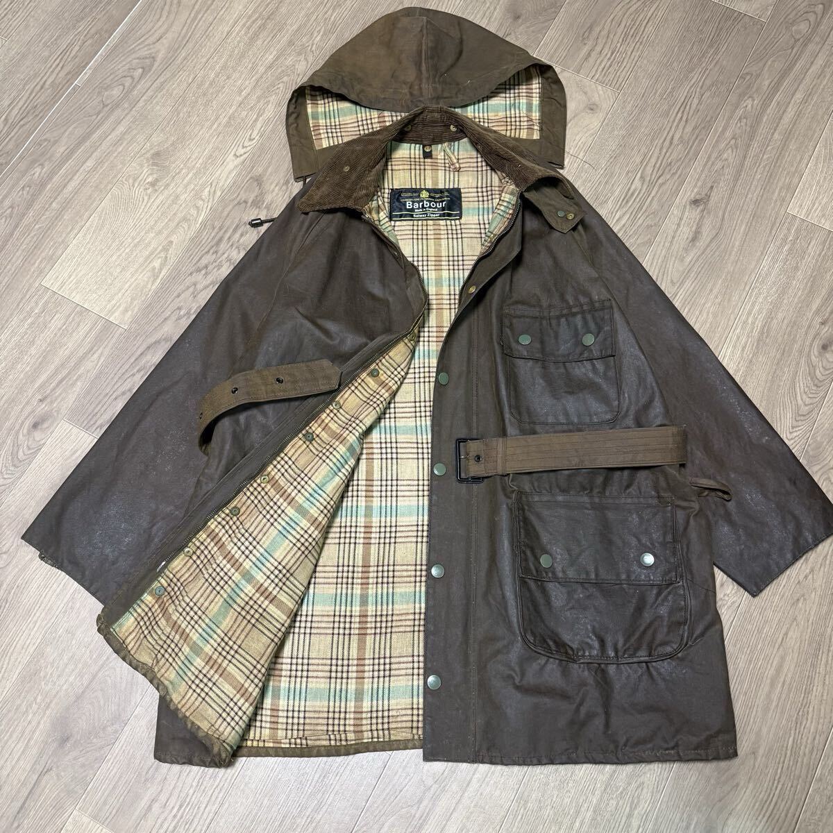【70sデッドストック】レアライナー C42 Vintage Barbour SOLWAY ZIPPER ビンテージ バブアー ソルウェイジッパー 1クレスト