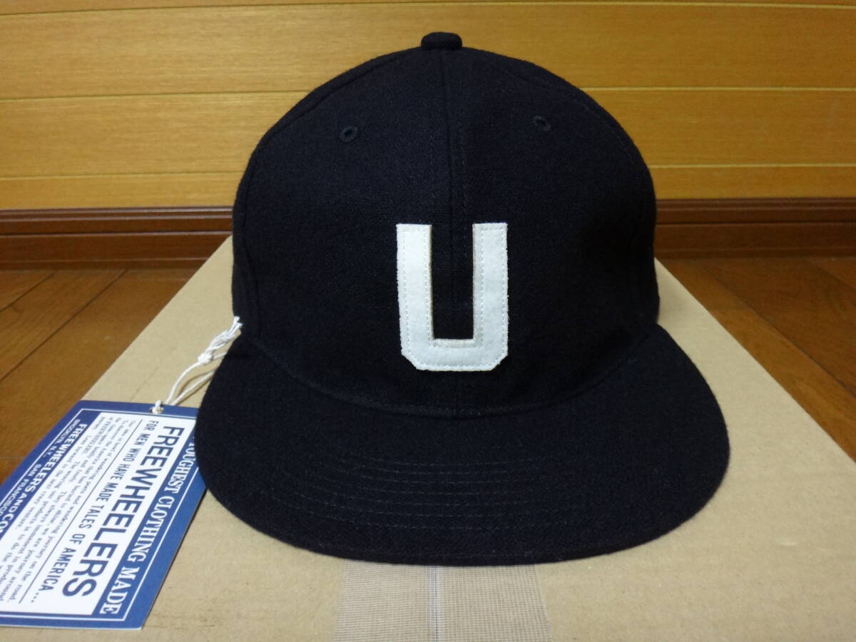 FREEWHEELERS（フリーホイーラーズ）「U PATCH LOGO」 CREST VENT CAP（Uパッチロゴ・クレスベントキャップ）BLACK（ブラック）