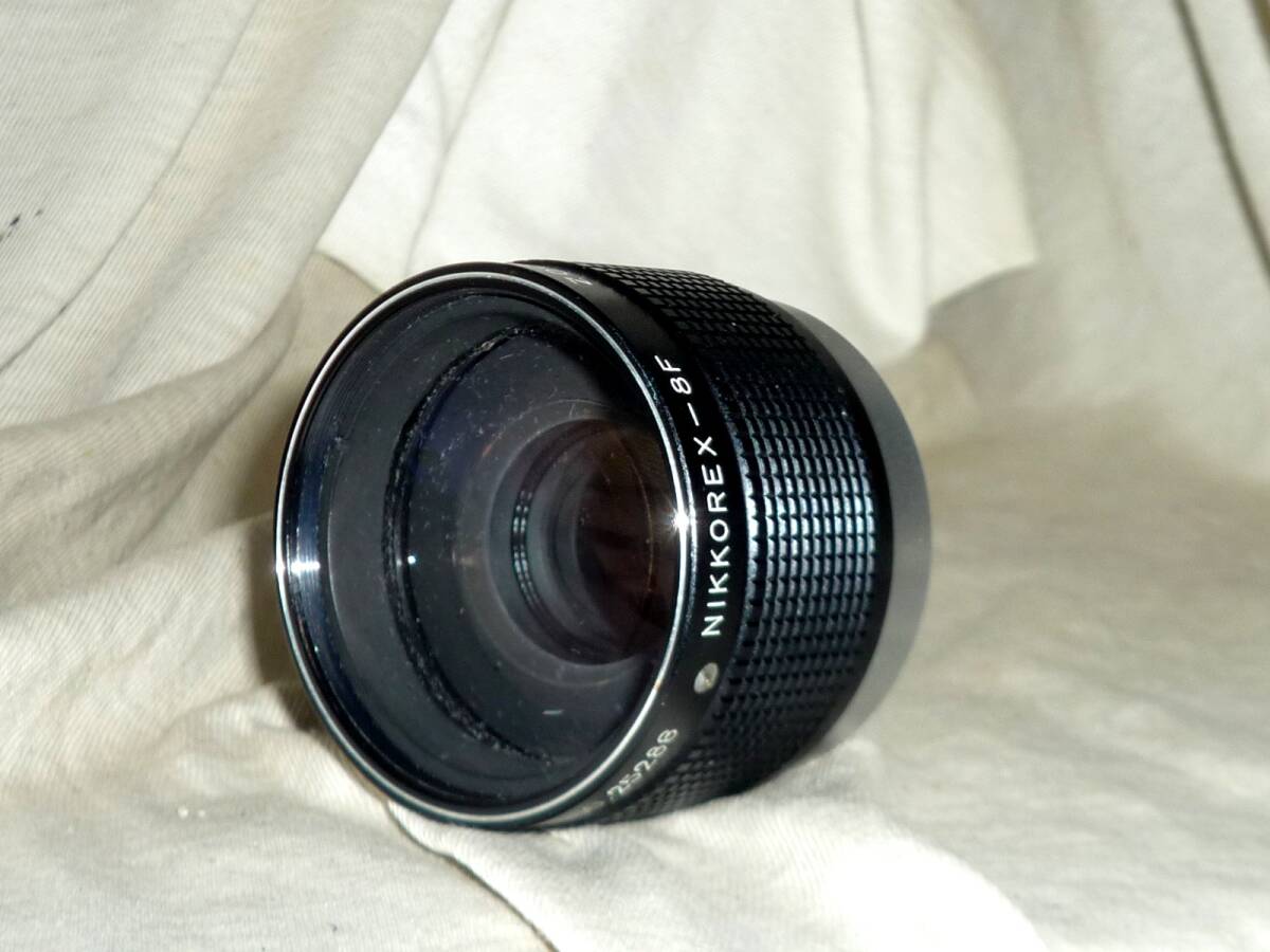 Nikon NIKKOREX-８F用純正ズームコンバージョンレンズ0.8～2X　動作品