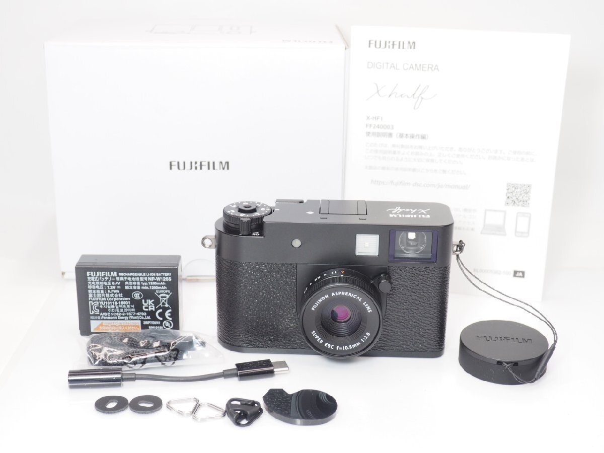 【 美品 使用感ない 】FUJIFILM X-HARF ブラック F X-HF1B フジフィルム [管FJ6716]