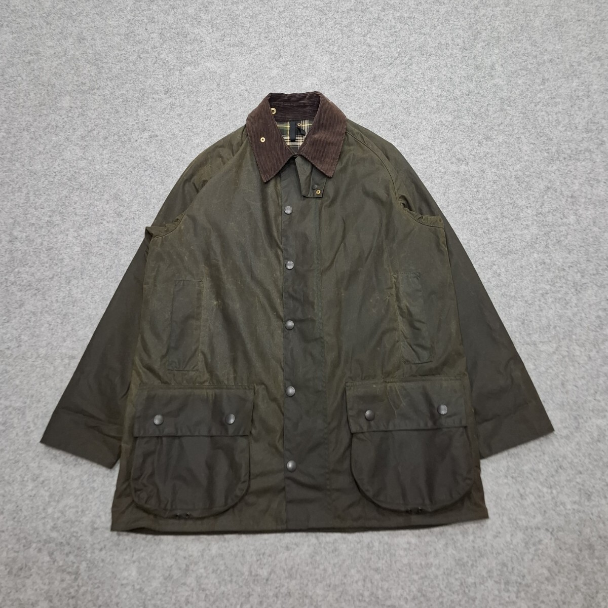 90s ほぼ新品　 希少 　42　セージ　 バブアー 　ビューフォート　 barbour　 beaufort　　 ビデイル　bedale　 ヴィンテージ　80s