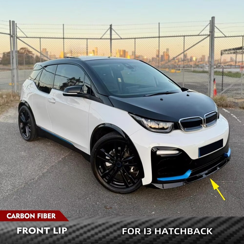 【送料無料】 フロントバンパー リップスポイラー カーボン BMW i3 2018-2021 フロント リップ スポイラー