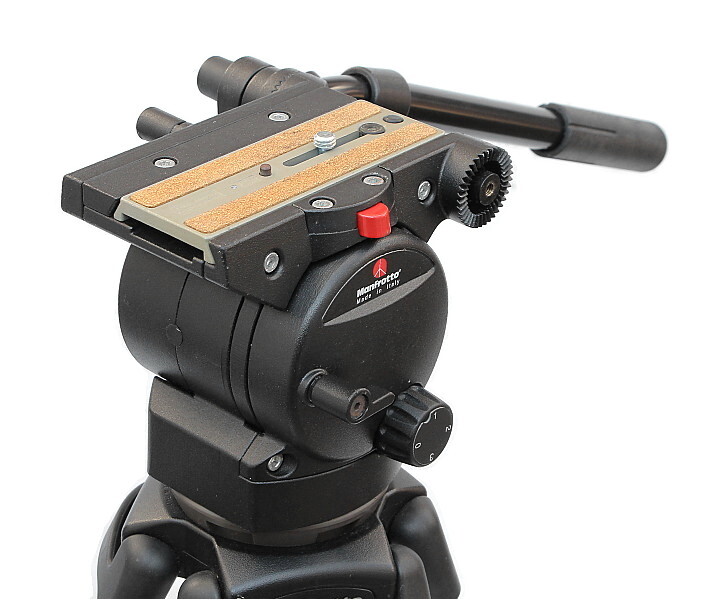 Manfrotto・マンフロット・５１０雲台・１００ｍｍ径・美品・作動良好