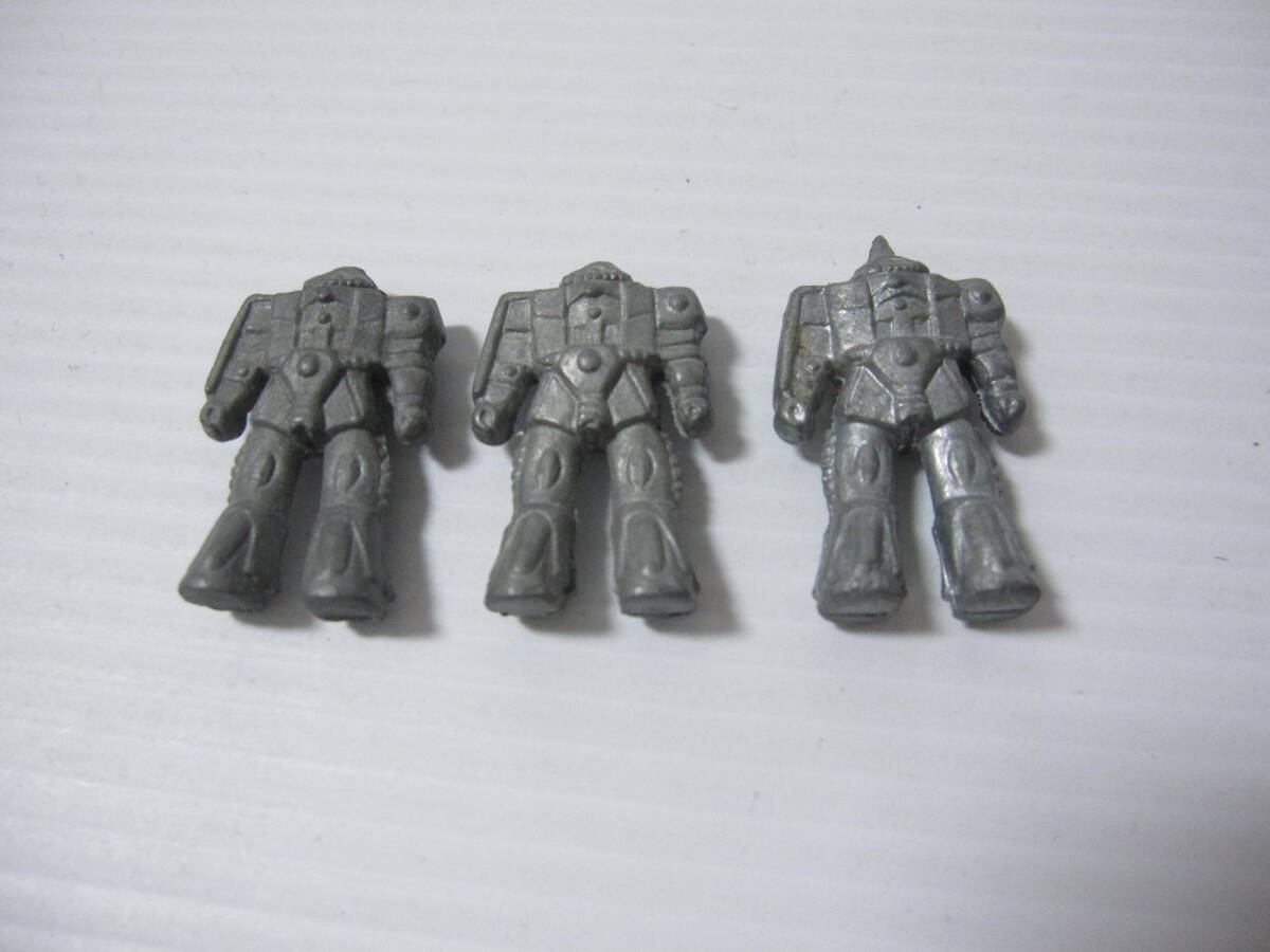 【超レア！】機動戦士ガンダム ザク シャアザク 3体セット ダイキャスト メタルフィギュア　通常保管品/当時物 昭和レトロ