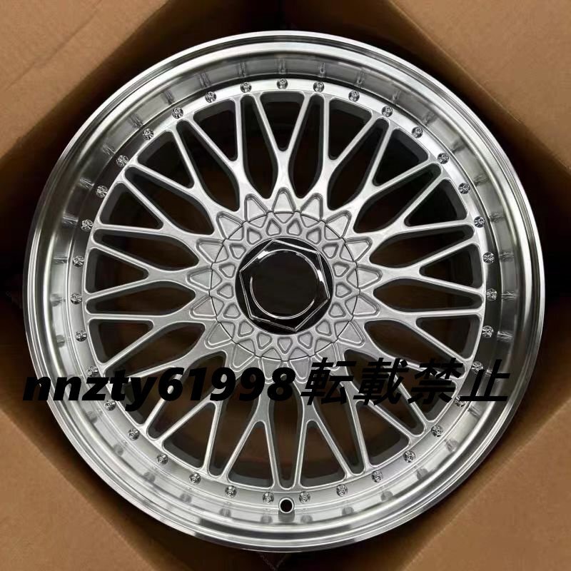 WORK VS リムポリッシュ 19インチ アルミホイール 4本セット シビック／アコード／クラウン／マークX／ゴルフ対応 カスタムホイール