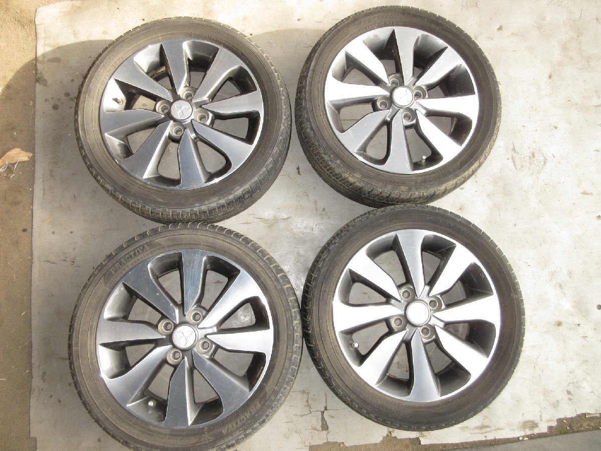 軽自動車　三菱純正　１５インチアルミホイール・タイヤ付き　４本セット　165/55R15