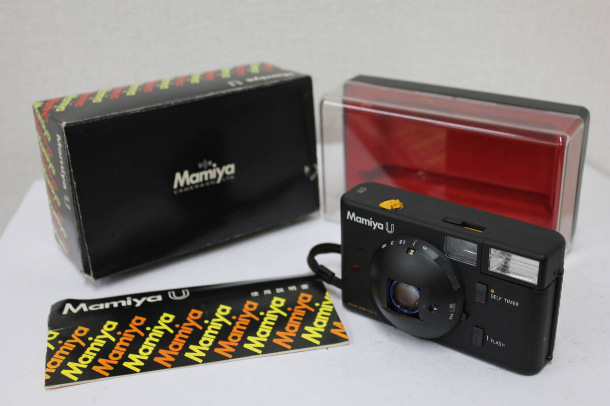 【返品保証】 【元箱付き】マミヤ Mamiya U SEKOR 35mm F2.8 コンパクトカメラ e3790